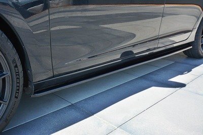 Zijskirts Volvo V60 Polestar Facelift Zwart Glans