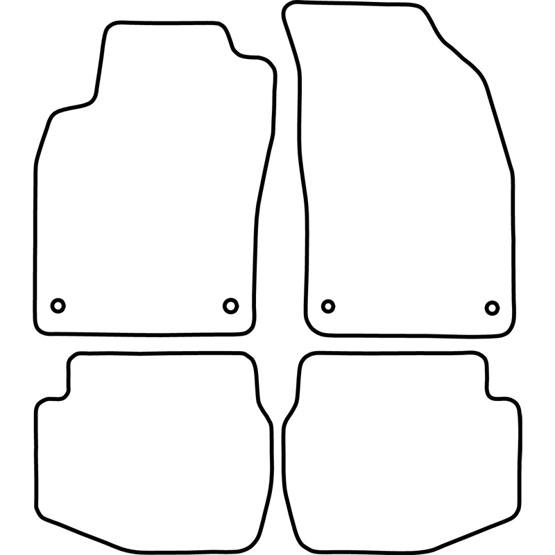 Automatten Velours  Toyota Paseo 1996-2000