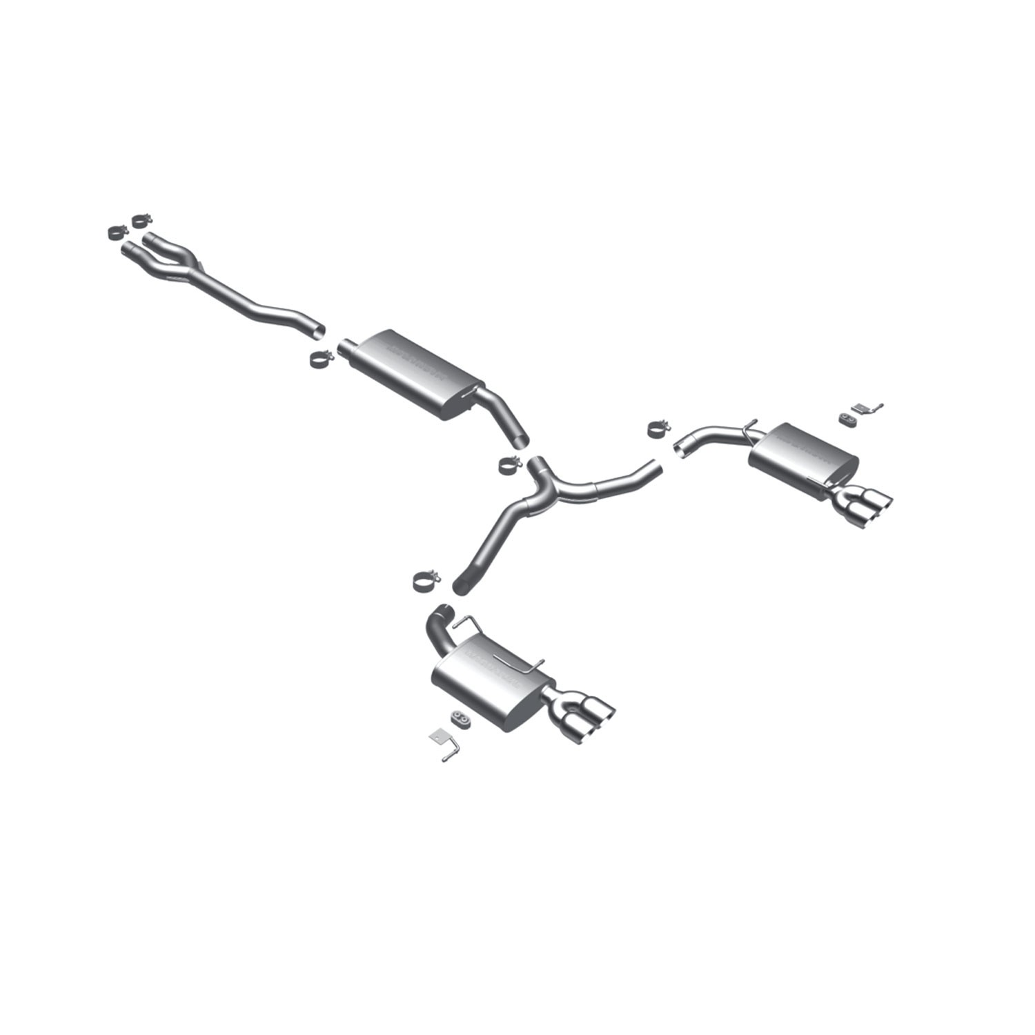 Dodge Cat-Back 09 Challenger 3.5 Dual exit Magnaflow Cat-Back