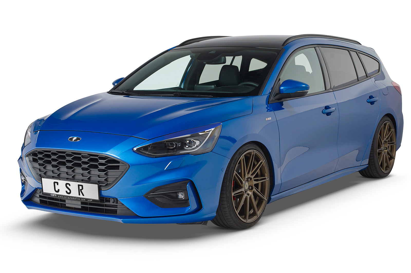 Koplampspoiler Ford Focus MK4 CSR Glans Zwart