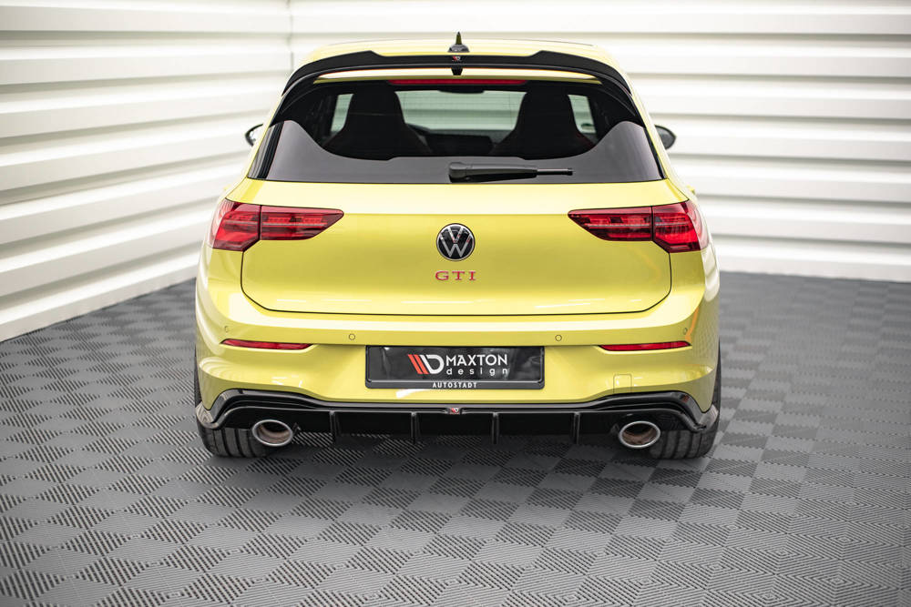 Diffuser Volkswagen Golf 8 GTI Clubsport Maxton Glans Zwart