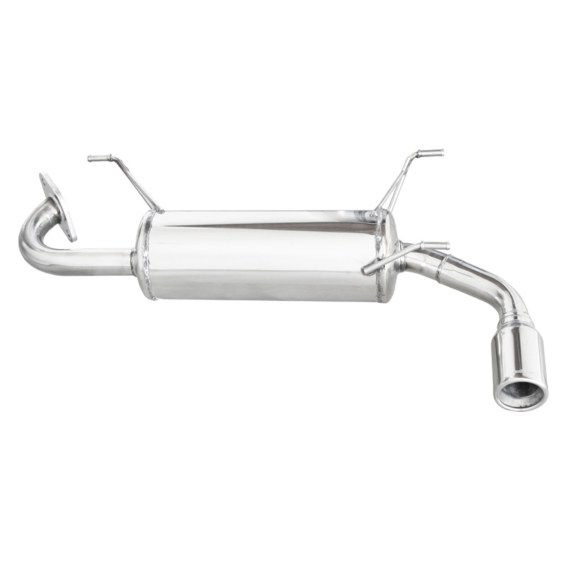 100% RVS Sportuitlaat  Mazda MX-5 1.6i 16V 1998-2000 1x80mm