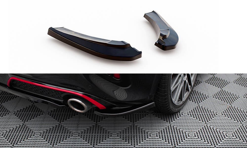 Zijdiffuser Kia Ceed GT Mk3 FL Maxton Glans Zwart