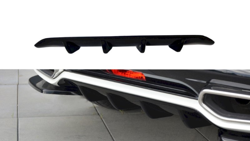 Achter Aanzet Citroen DS5 Facelift Glanzend Zwart
