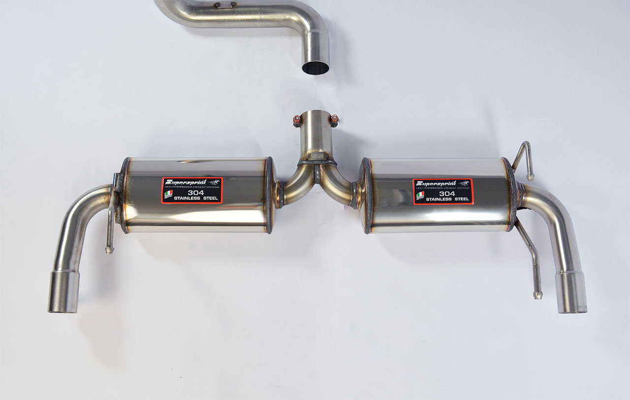 595 ABARTH 1.4T "Trofeo Edition" (140 Hp) 2015 Rear exhaust Right - Left