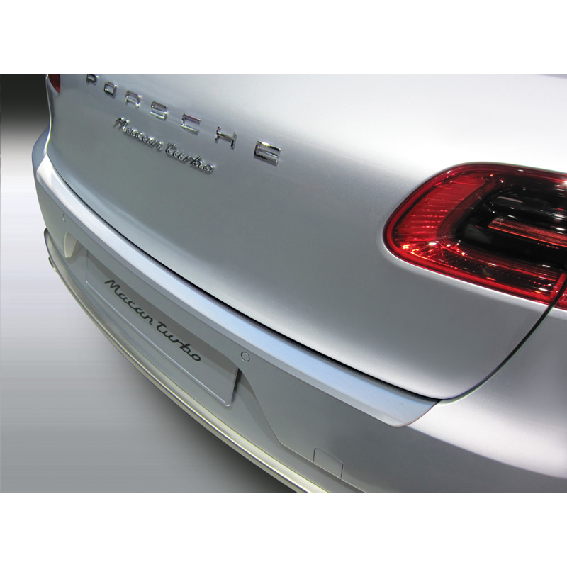 ABS Achterbumper beschermlijst  Porsche Macan 4/2014- 'Brushed Alu' Look