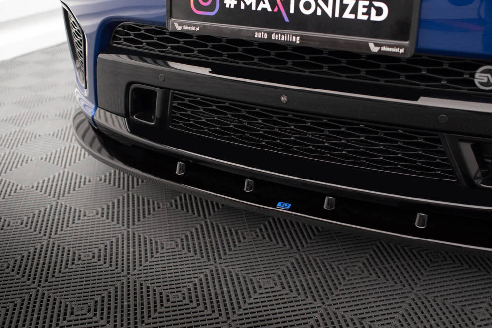 Voorspoiler V.1 Land Rover Range Rover Sport SVR 2015 - 2018 Maxton Glans Zwart