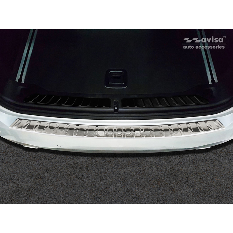 RVS Achterbumperprotector  BMW X3 (G01) 2017-2021 & Facelift 2021-2024 excl. M-Pakket 'Ribs'
