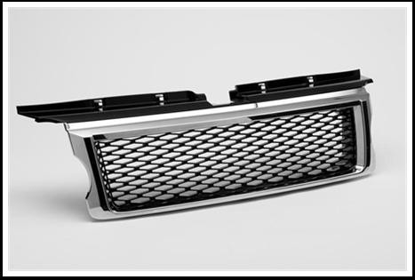 Range Rover Sport 2006 model HS-T Look chrome zwarte grill