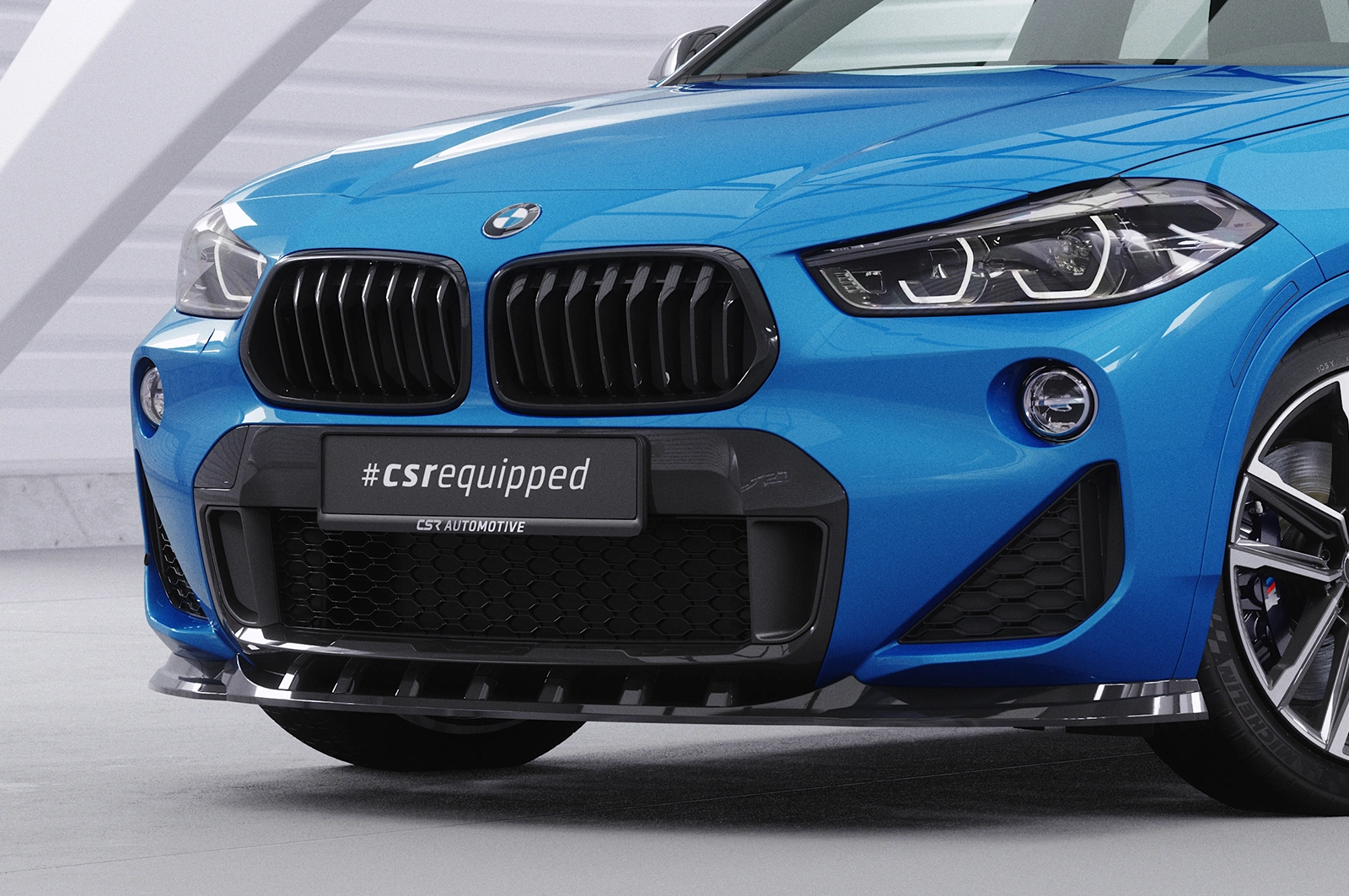 Voorspoiler BMW X2 F39 M-Paket Glans Zwart van CSR Automotive (2018-)