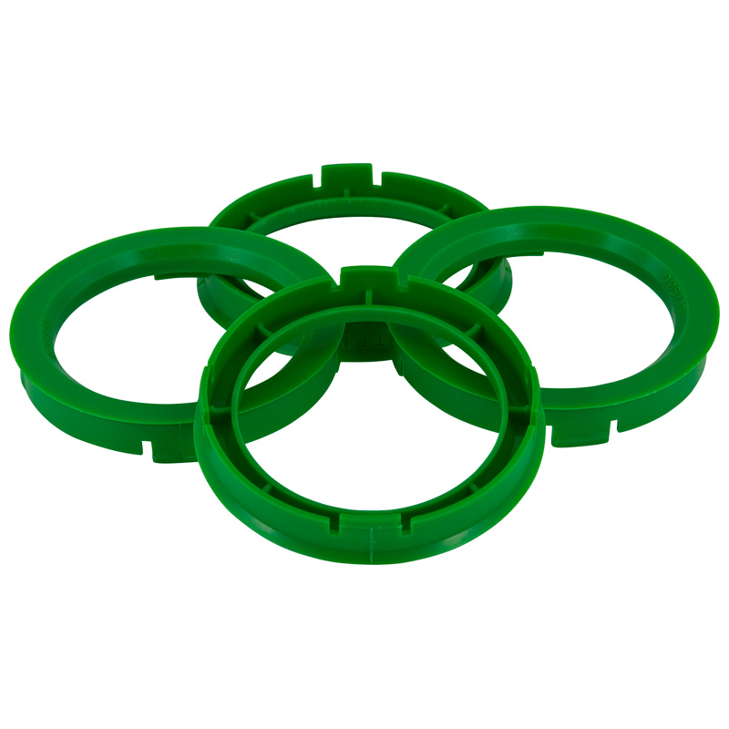 Set TPI Centreerringen - 67.1->57.1mm - Groen