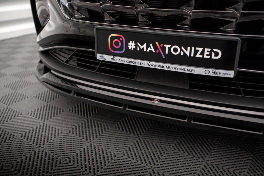 Voorspoiler V.2 Hyundai Tucson Mk4 2020 -  Maxton Glans Zwart