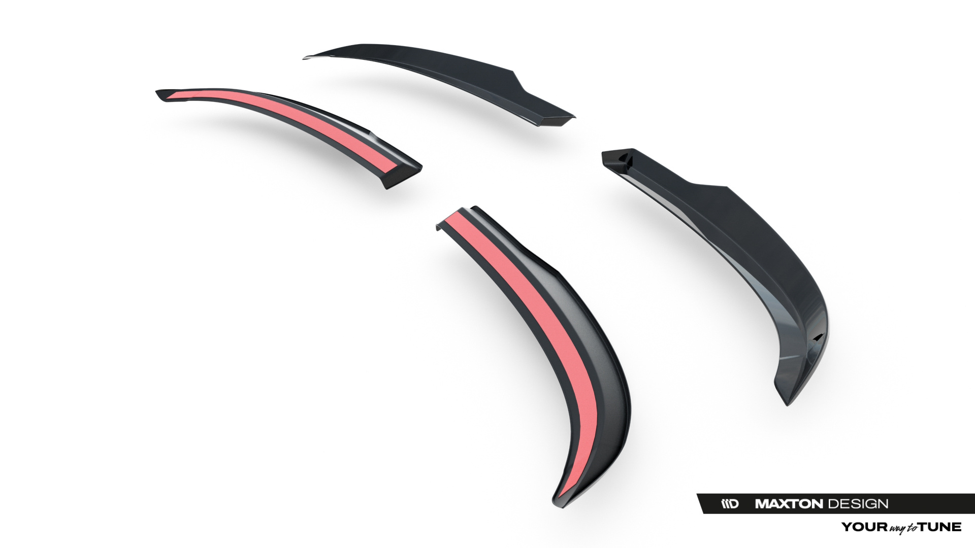 Upper Spoiler Cap Omoda 9 Mk1 Maxton Glanzend Zwart