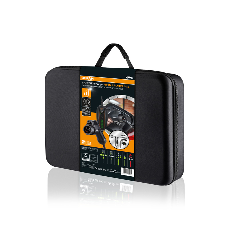 Osram BATTERYcharge 5PIN Portable Type1 16A (5m) - Draagbare Lader EV