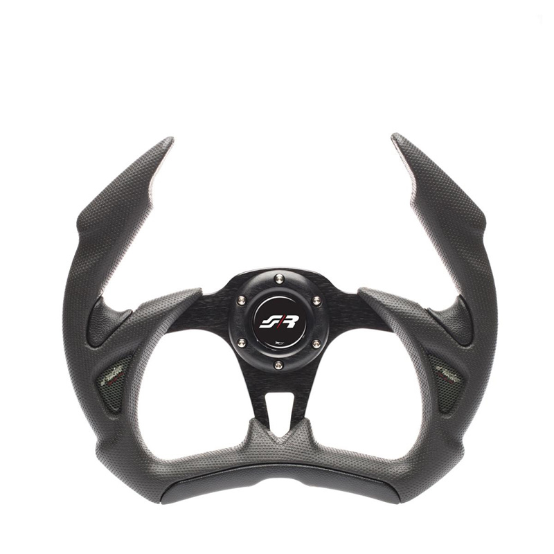 Simoni Racing Universeel Sportstuur X5 Stealth - Zwart PU - Diameter 350mm