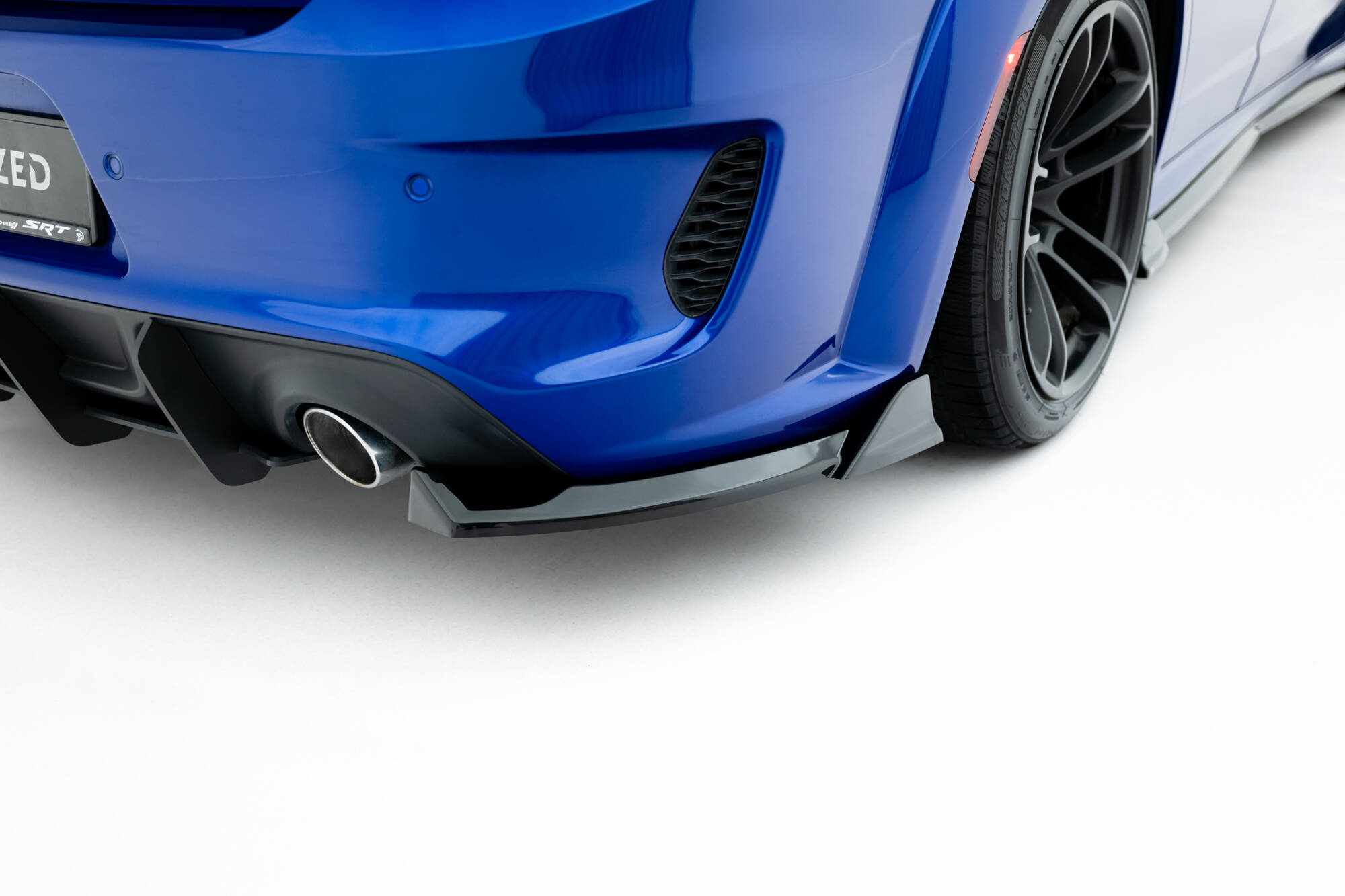 Street Pro Achterzij spoilers Dodge Charger RT Scat Pack Widebody MK3 Facelift Maxton Glanzend zwart