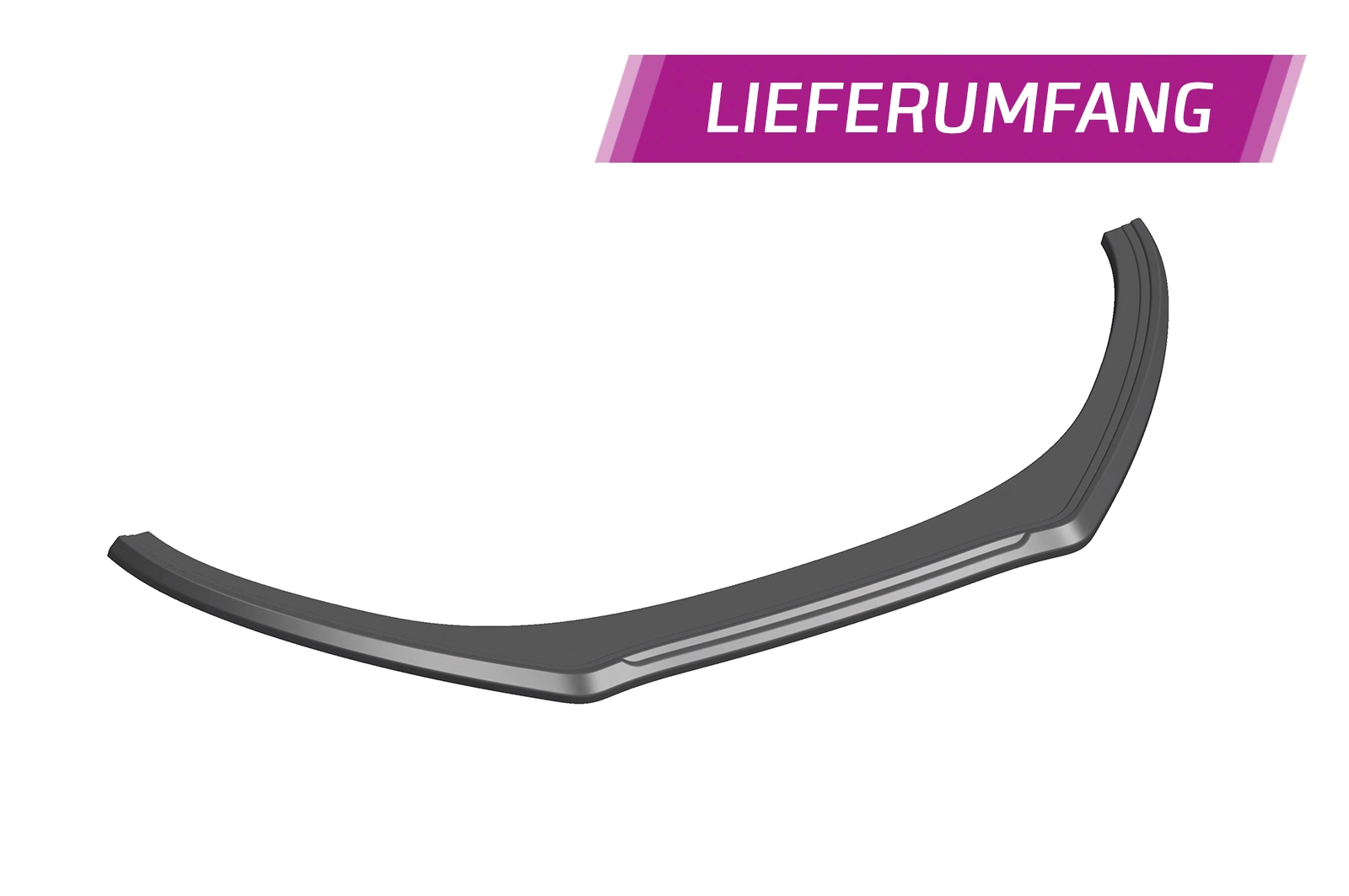 Voorspoiler VW Polo V (6R) Glans Zwart – 2009–2014