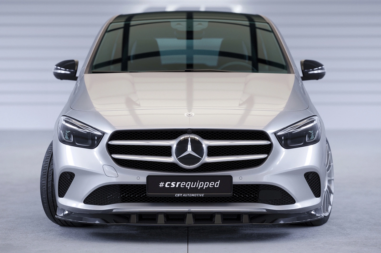 Voorspoiler Mercedes-Benz B-Klasse W247 Glans Zwart – CSR Automotive