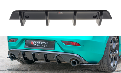 Achterdiffuser V40 R-design Zwart Glans