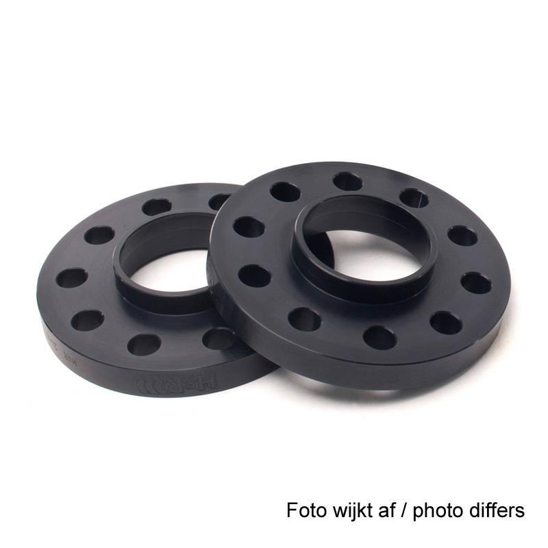 H&R DR-Systeem Spoorverbreders 10mm 5x100 - Naaf 57,1mm - Versie B - Boutmaat M14x1,5 -  Audi/Seat/Skoda/Volkswagen - Zwart