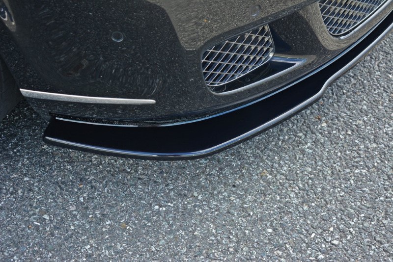 Voorspoiler Bentley Continental GT Glanzend Zwart V.1