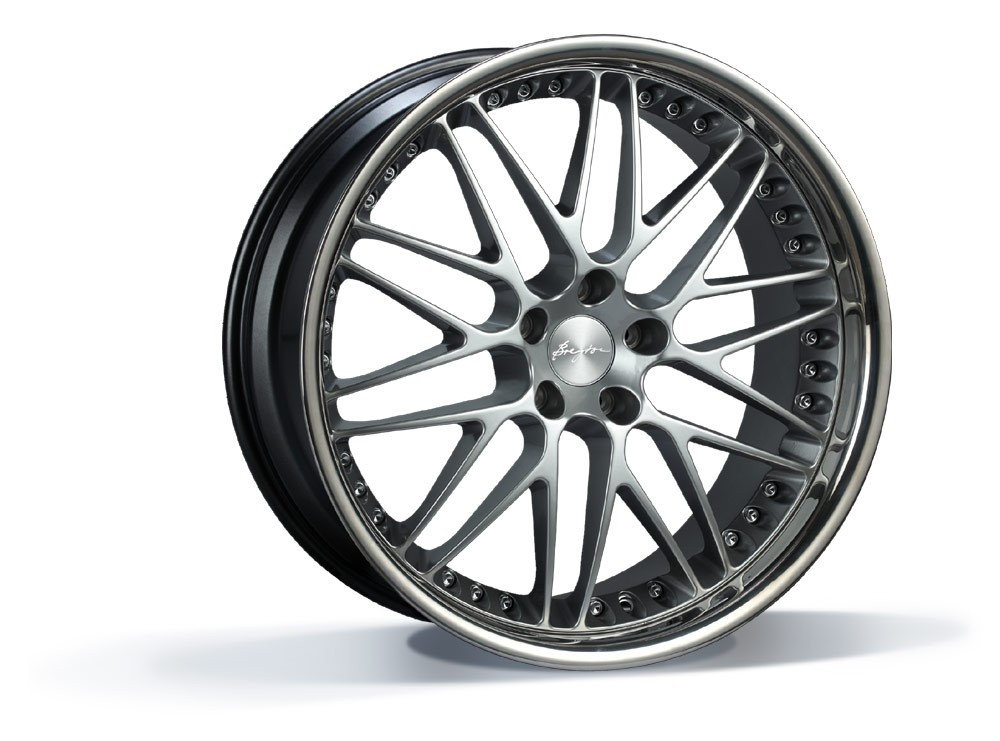 Breyton SPIRIT II 5x120 9x22 ET 30 Hyper silver (HC) with Stainl