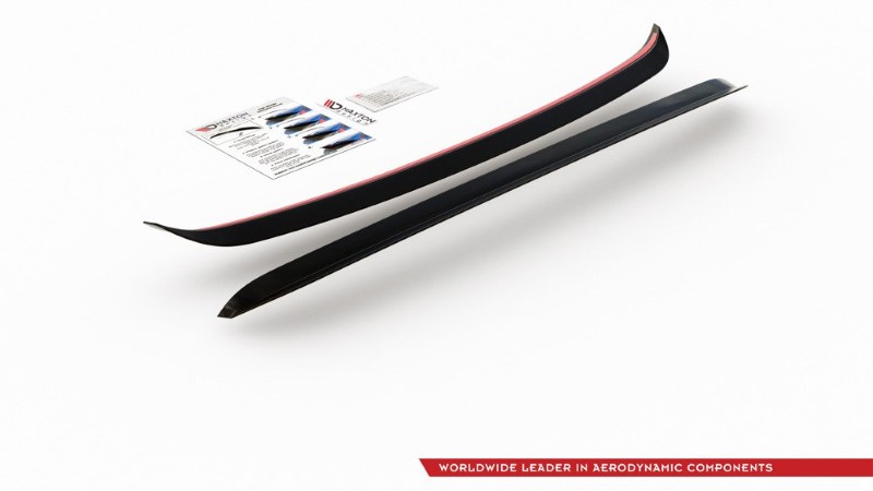 Spoilerkap Audi S3 8L Glanzend zwart Maxton