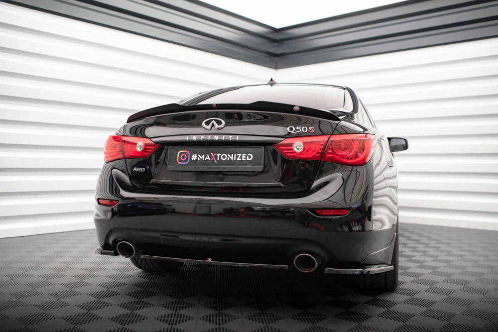 Spoiler Infiniti Q50 S Maxton Glans Zwart