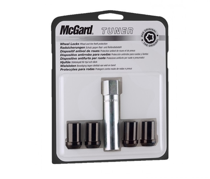 McGard Hex Slotmoeren zwart 14x1.5 26mm