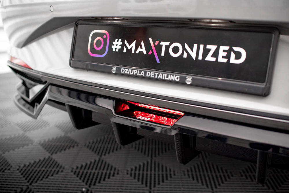 Diffuser Hyundai Elantra 2020 - 2023 Maxton Glans Zwart