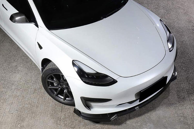 Voorspoiler Tesla Model 3 Piano Zwart