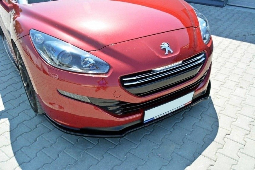 Voorspoiler Peugeot RCZ Maxton Design glans zwart V.1 Facelift