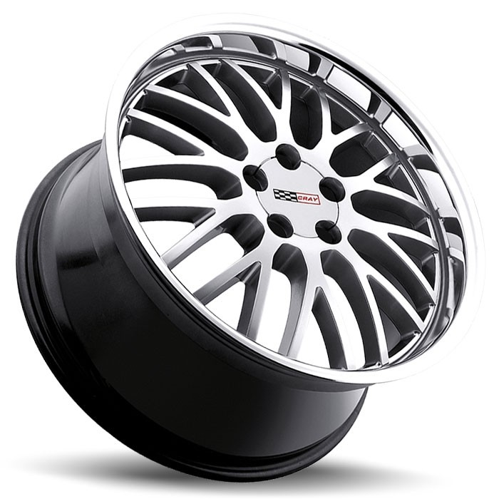 Velgen Cray Manta 20x9 5x120,65 ET50 Zilver + Machined Rand