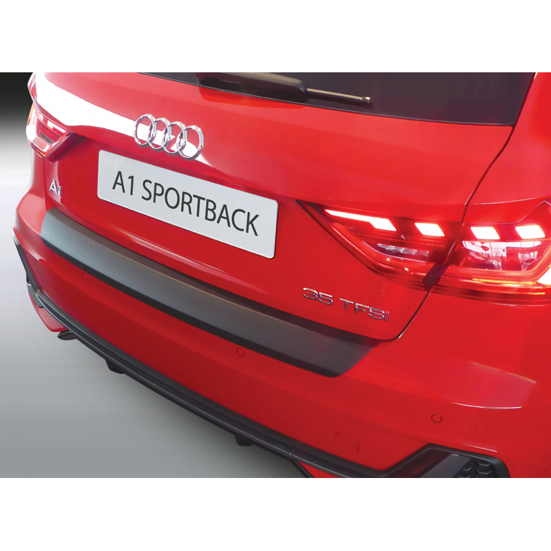 ABS Achterbumper beschermlijst  Audi A1 (GB) Sportback S-Line 2018- Zwart
