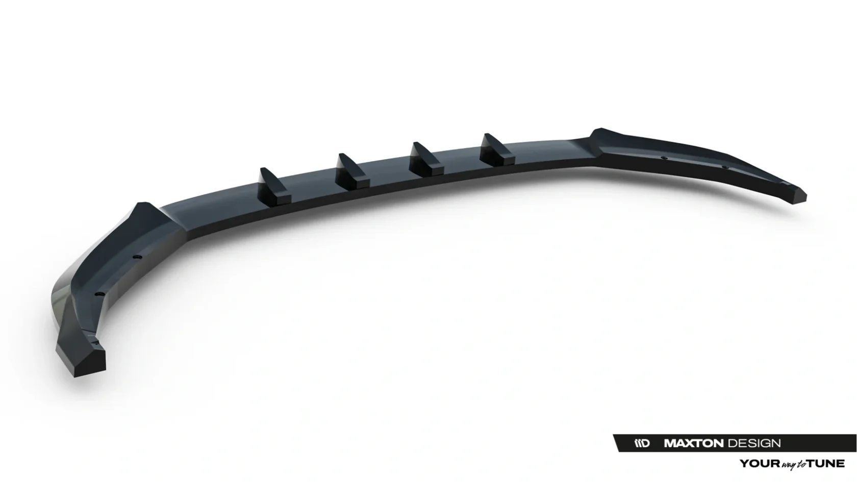 Voorspoiler Skoda Kodiaq RS Mk2 Glans Zwart