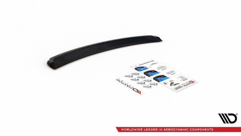 Centale Achterspoiler Audi S4 / A4 / A4 S-Line B8 Sedan Glanzend Zwart