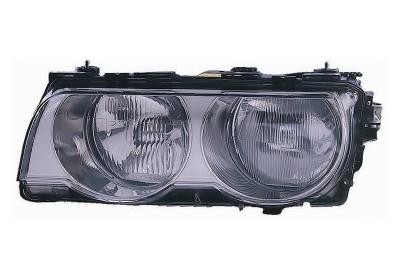 koplamp, H7+H1, chroom, elektr verstelb, links BMW 7 serie E38,