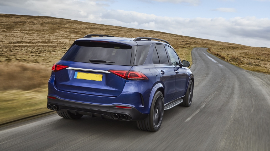 Diffusor Mercedes GLE W167 SUV 2019- GLE53 Look Uitlaat sierstukken Zwart