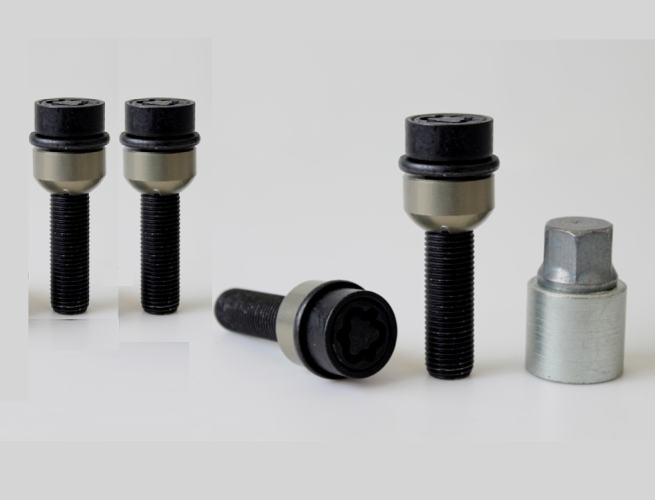 Wielsloten M14 x 1,5 29mm Porsche R14 Zwart 2-delig BVN536RSR14