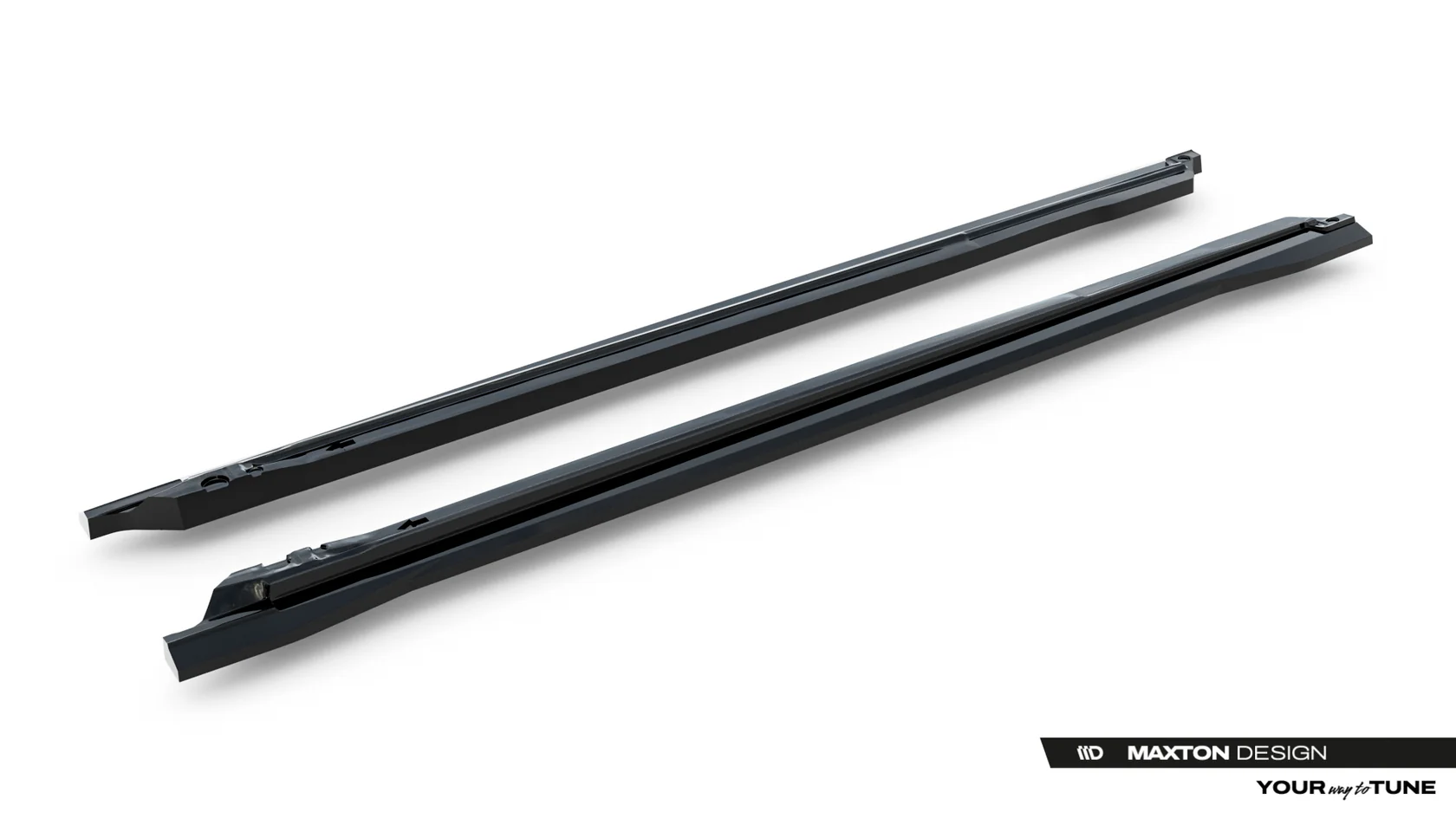 Zijskirts Audi SQ5 / Q5 S-Line Sportback / SUV Mk3 Maxton Glans Zwart