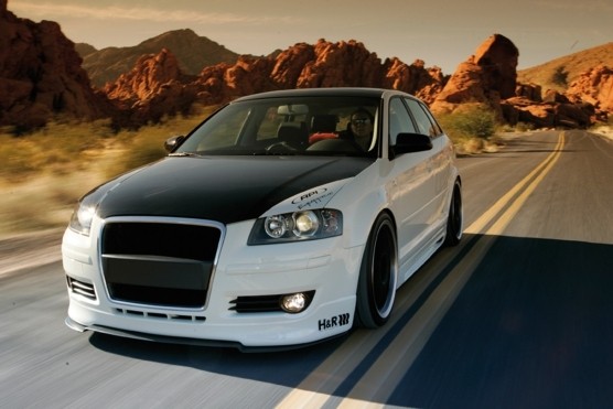 voorspoiler Audi A3 8P Facelift ABS Rieger
