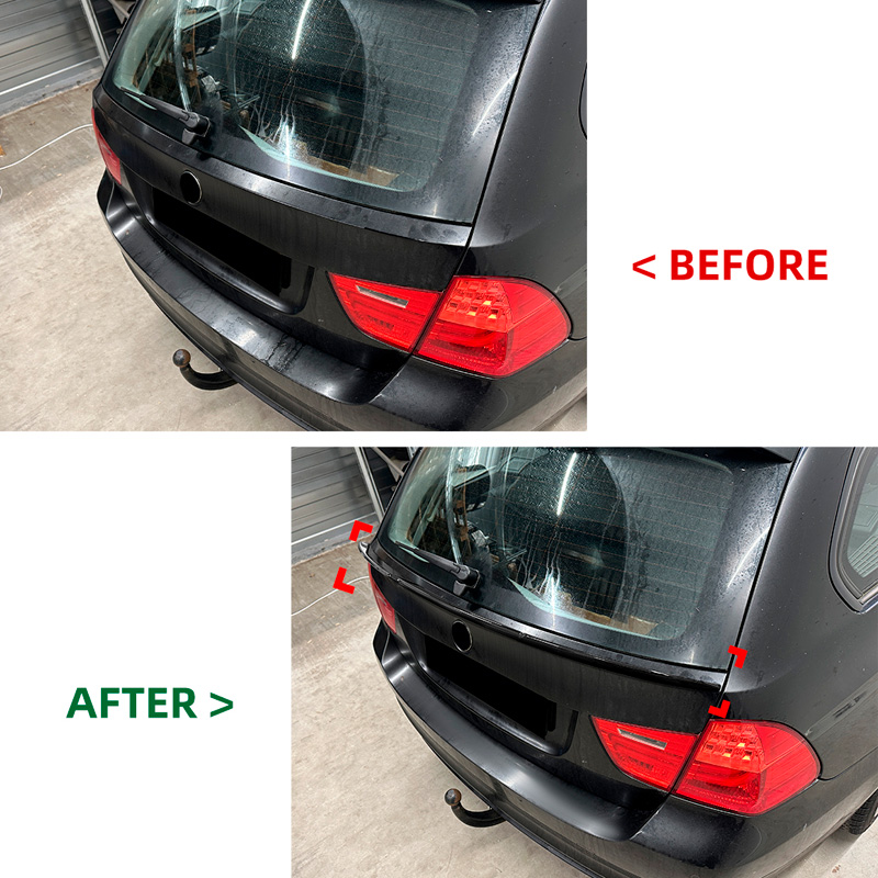 Onderste achterspoiler  BMW 3-Serie E91 Touring 2005-2012 (ABS Glanzend zwart)