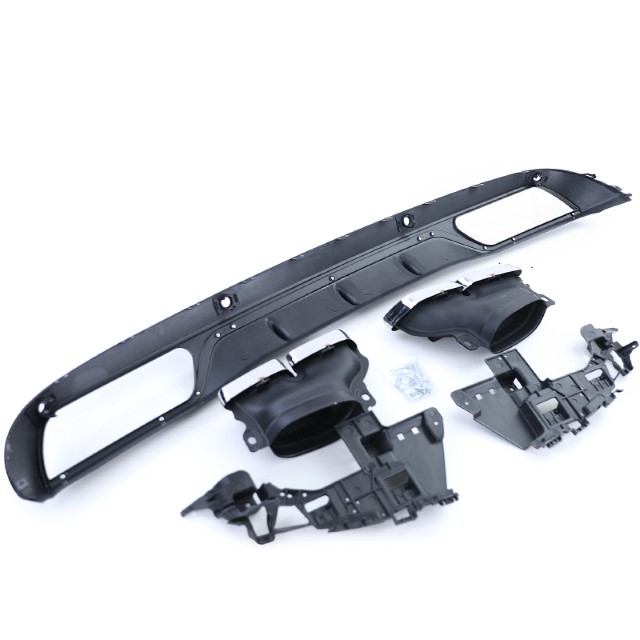 Achterbumper Diffusor Mercedes C-Klasse Kombi S205 C63 Look incl. Sierstukken