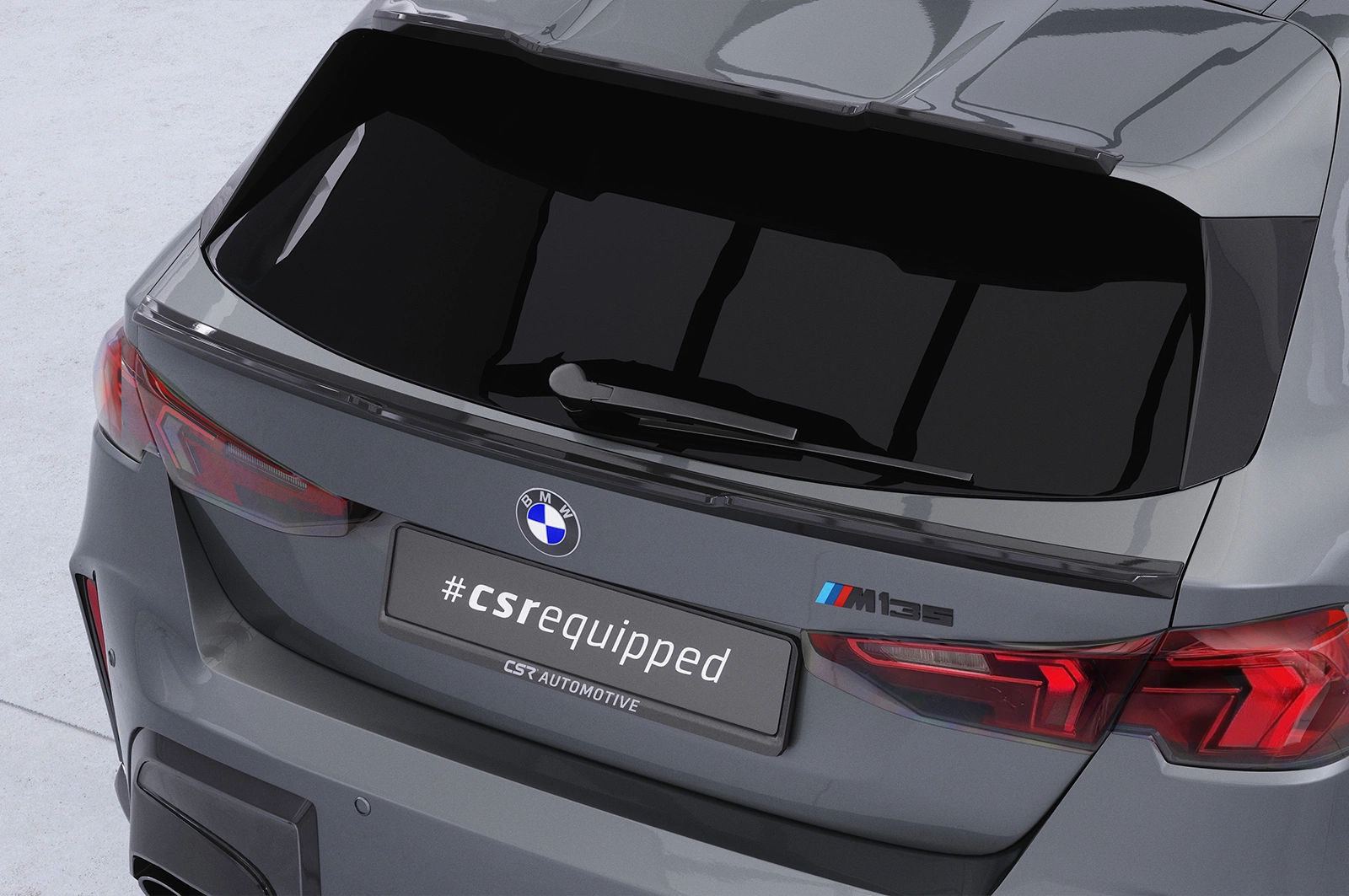 Achterspoiler BMW 1er F70 glans zwart
