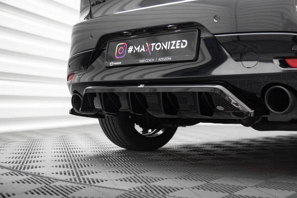 Diffuser Mazda 3 Mk4 Maxton Glans Zwart