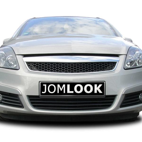 Grill zonder Embleem Opel Zafira B 05-.. zwart