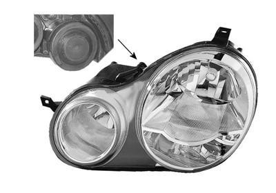 koplamp, Valeo, H1+H7, elektr verstelb, incl stelmotortje, links