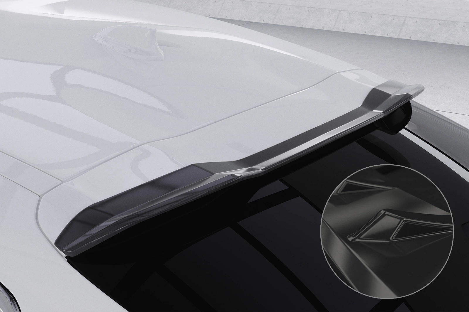 Achterspoiler BMW X4 (G02) glans zwart CSR