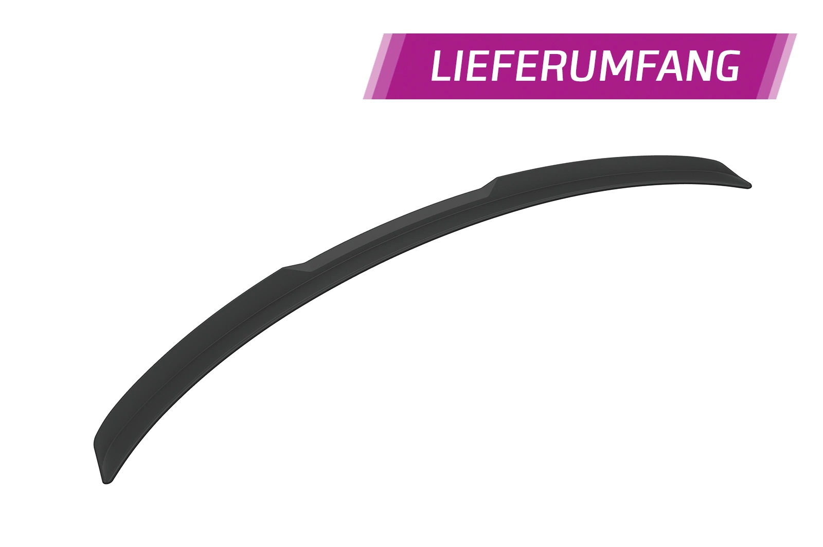 Voorspoiler Smart fortwo (453) glans zwart