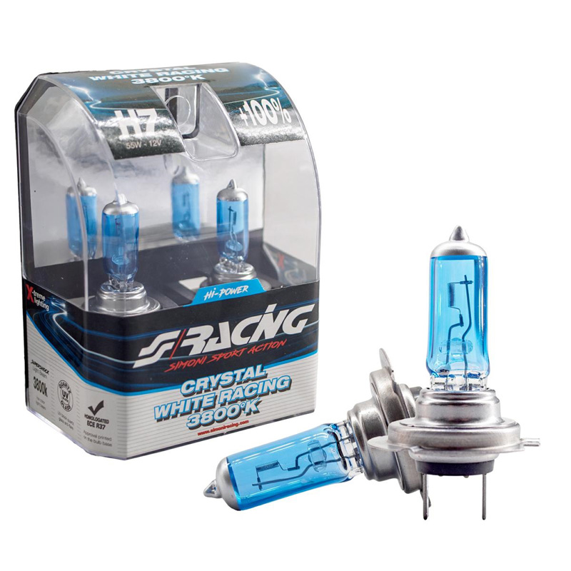 SR Halogen 'Crystal White Racing' H7(3800) Ice White 12V/55W